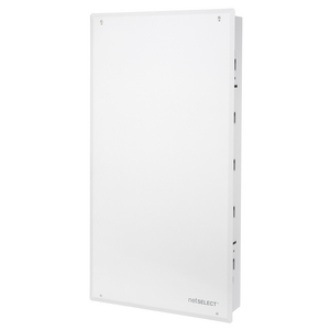 netSELECT Cabinet, 28" H, With Panel Cover, White