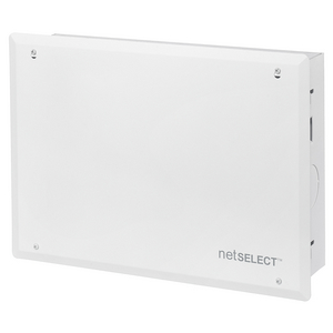 netSELECT Cabinet, 10" H, With Panel Cover, White
