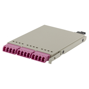 Fiber High Density Cassette, , LC Duplex to MTP, Violet