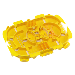Fiber Splice Tray, 24-Fiber, FusionType, Yellow