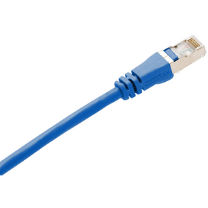 Copper Solutions, Patch Cord,  Cat6A, 10GHz, Shielded, Blue, 5' Length