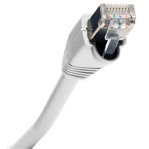 Copper Products, Patch Cord, Cat5E, PS5E, Shielded, White, 5' Length.