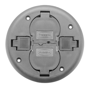 2x2 Flush Duplex Series, Replacement Cover, Gray