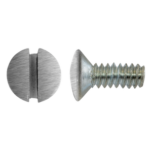 Replacement Wallplate Screws, 3/8", Stainless Steel, 100 Pack