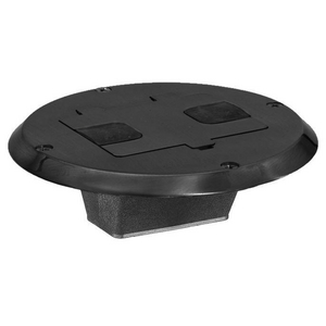 Floor and Wall Boxes, Residential Floor Box, Flange and Door, Black