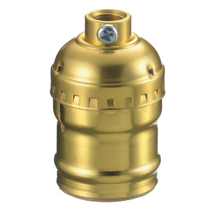 Incandescent Lamp Sockets, Keyless, Brass Shell, 600W 600V