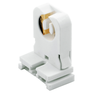 Lamp Holders and Sockets, Fluorescent Lamp Holder, Bi-Pin, Slide On, 2-Wire, Low Profile