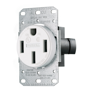 Details about   HUBBELL HBL9308 RECEPTACLE FLUSH MOUNT 30A 125V 2 POLE 3 WIRE 