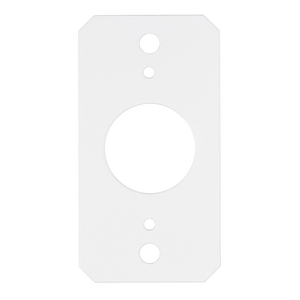 Recessed 10" Series, Sub Plate, Center, Single Gang, (1) 1.40" Opening