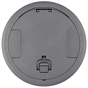 Recessed 10" Series, Recessed Cover Assembly, Gray Powder Coat