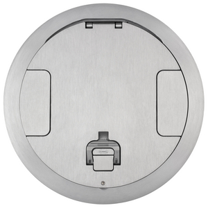 Recessed 10" Series, Tamper Resistant Cover Assembly, Brushed Aluminum