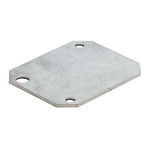 Recessed 10" Series, Bottom Feed Plate, Outer, Blank