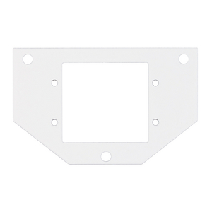 Recessed 10" Series, Sub Plate, 1/2 Perimeter, (2) Extron® MAAP Opening