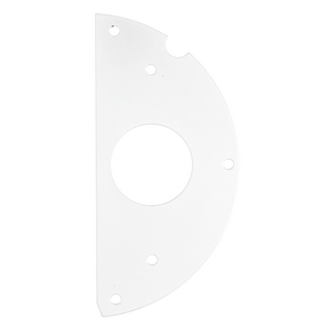 Recessed 6" Series, Sub Plate, 50% Right Side, (1) 1.40" Receptacle Opening