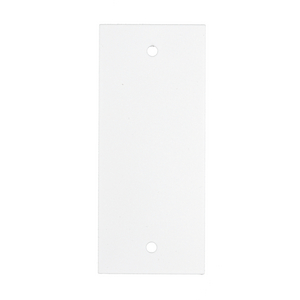 Recessed 8" Series, Sub Plate, Center, Single Gang, Blank