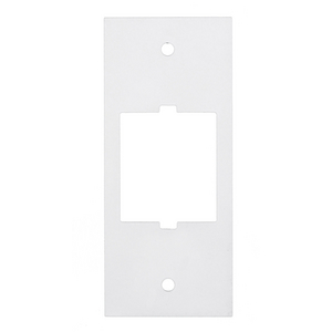 Recessed 8" Series, Sub Plate, Center, Single Gang, (1) 1.5-Unit iSTATION Opening