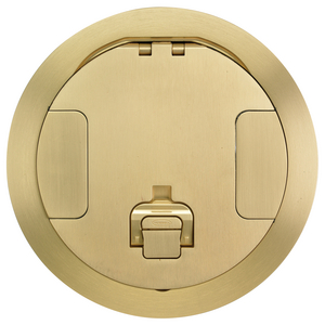 Recessed 8" Series, Cover Assembly, Brushed Brass Finish