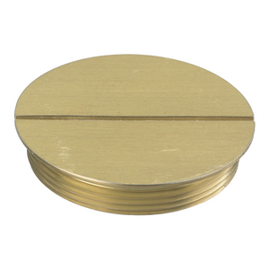 2" Flush Replacement Threaded Plug for Round Furniture Feed Covers