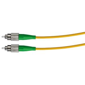 Fiber Optic Connectors, Patch Cords, Riser Rated, Single Mode, Simplex, FCA-FCA, 5 Meter Length