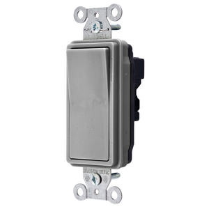 Industrial/Commercial Grade, SNAPConnect Series, Decorator Switches, Single Pole, 15A 120/277V AC, North American