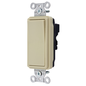 Industrial/Commercial Grade, SNAPConnect Series, Decorator Switches, Single Pole, 15A 120/277V AC, North American