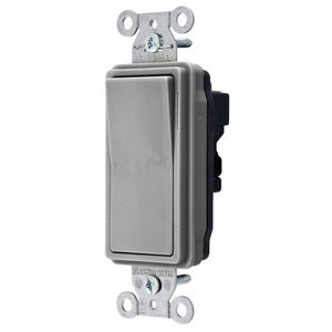 Industrial/Commercial Grade, SNAPConnect Series, Decorator Switches, Single Pole, 20A 120/277V AC, North American