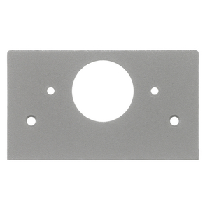 Pedestal Face Plate, 1.40" Opening, Gray