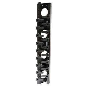 Rack, Vertical Channel, 7' x 4.50", Black