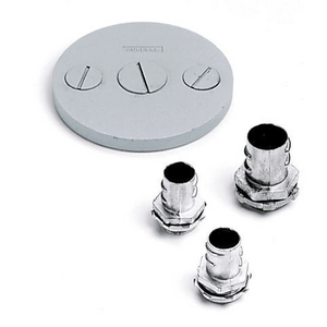 Flush Furniture Feed Series, 3 Service, Replacement Cover Flange, Gray Finish