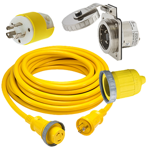  Hubbell Wiring Systems TV99 Ship-to-Shore TV Cable Set, 50'  Length, Yellow Jacketed : Electronics