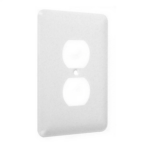 TayMac WRI-TD Maxi//Princess Metallic Wallplate with One Toggle One Duplex Two Gang Ivory Smooth
