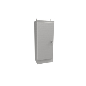 NEMA 4X 1-Door Freestanding Enclosure with KwikHinge™ and 3-Point Handle 60X24X18 304 Stainless Steel