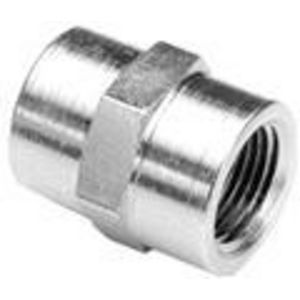 Female O-Ring to Female Pipe Steel Adapter, #6 SAE O-Ring, 3/8 NPT