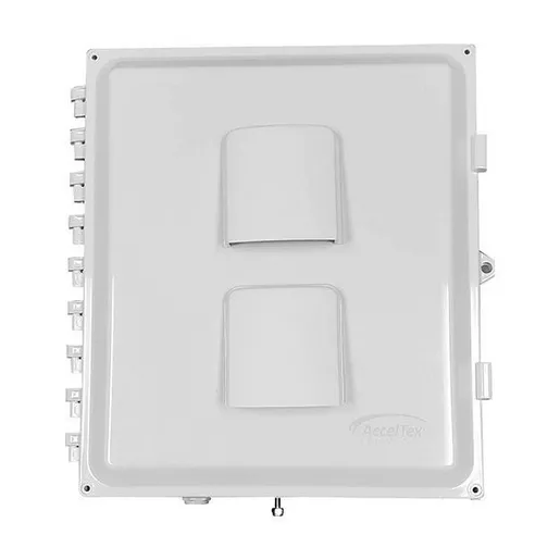 Image of ATS-00253 14x12x6 Heated & Cooled PoE Enclosure for 6 Element RPSMA External Antenna