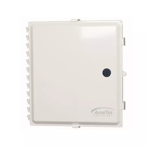 Image of ATS-00349 18x16x10 Nonconfigured Polycarbonate Enclosure with Solid Door & Key Lock