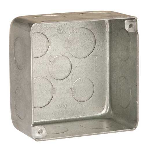 4 in. Square Plenum Box, 2-1/8 in. Deep, 3/4 in., Eleven 1/2 in. and ...