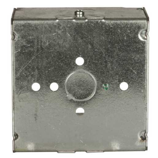 4 in. Square Box, Welded with (2) STAB-IT® Connectors, 2-1/8 in. Deep ...