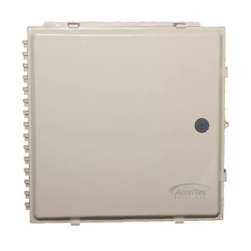 Image of ATS-00415 24x24x10 Nonconfigured Polycarbonate Enclosure with Solid Door & Key Lock