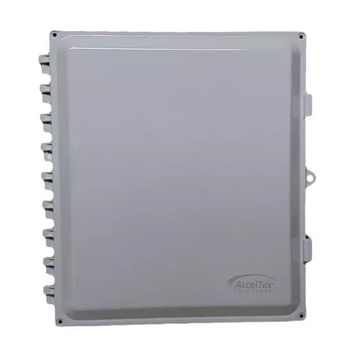 Image of ATS-00263 14x12x6 Heated PoE Enclosure with Cord Grip