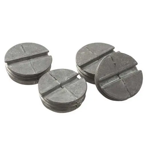 Image of 5269-5 Weatherproof Closure Plugs, 1/2 in. NPT, Gray, 3-Pack, Carded