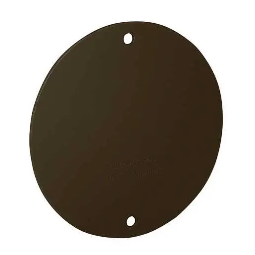 Image of 5374-2 4 in. Round Blank Cover - Box Mount