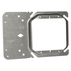 4 in. Square Two Device Stud Mount Cover Raised, 1/2 in., Drawn | 778B ...