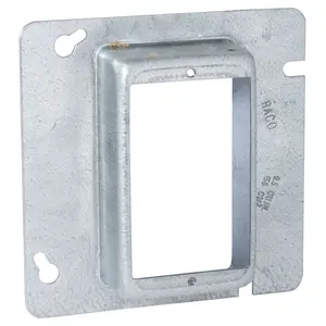 Image of 842 4-11/16 in. Square Cover, 1-Gang, 1-1/4 in. Raised