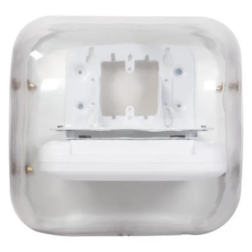 Image of ATS-02661 Universal AP L Bracket Wall Mount with Complete Cover - Clear