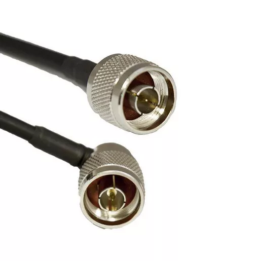 Image of ATS-00377 195 Series N-Style Plug to Right Angle N-Style Plug 5' Cable Assembly