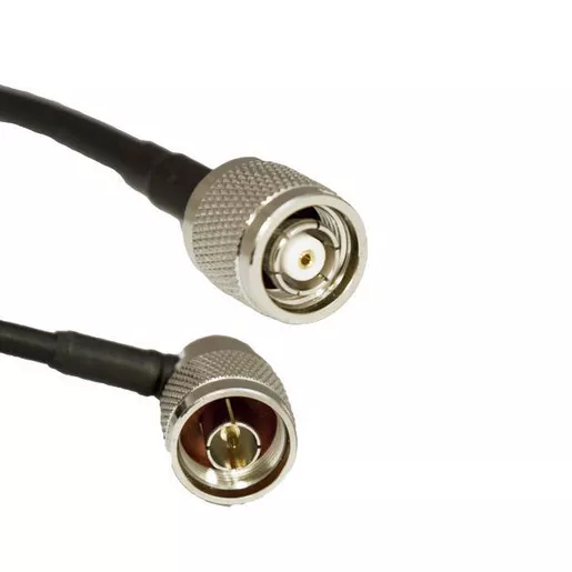 Image of ATS-00403 240 Series Right Angle N-Style Plug to RPTNC Plug 10' Cable Assembly