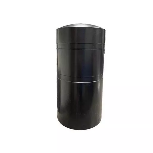 Image of ATS-00589 24" x 11" Standard Black Bollard