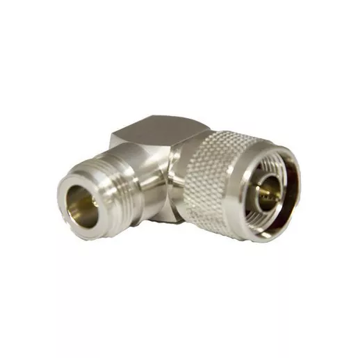 Image of ATS-00985 Right Angle N-Style Jack to N-Style Plug Adapter