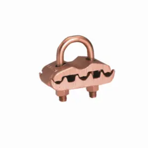 Image of GK1629 GK1629, Copper Alloy Grounding Clamp, 3 Cables to Rod or Pipe