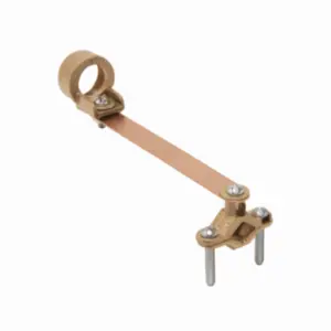 Image of C11CSH3 C11CSH3, Cast Bronze Clamp with Copper Strap, Cable to Water Pipe